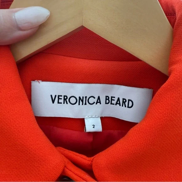 Veronica Beard Aire Dickey in flame - Picture 2 of 6